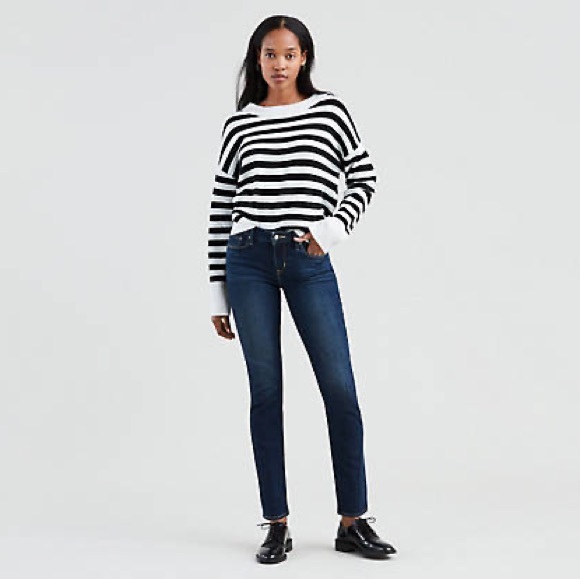 Levi's Denim - Levi’s Original Mid Rise Skinny Going Out Dark Wash Jeans Super Comfortable 14